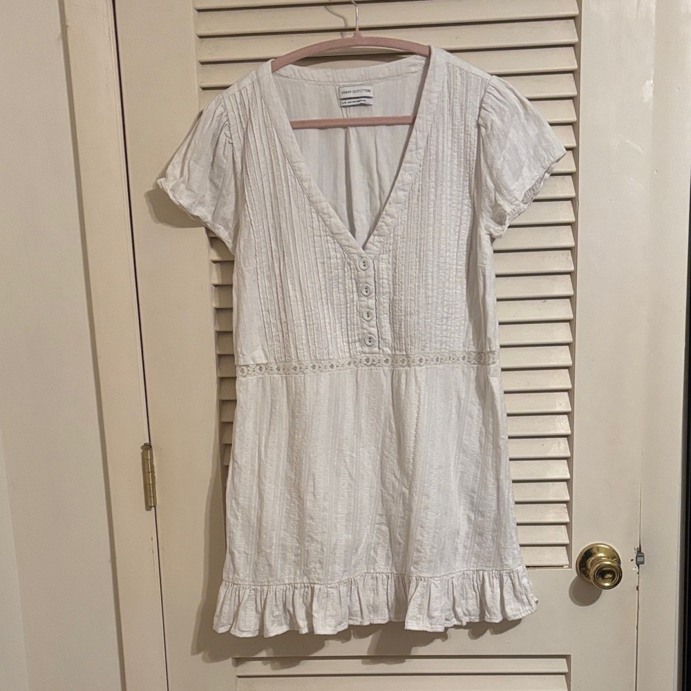 Urban Outfitters white cotton dress
